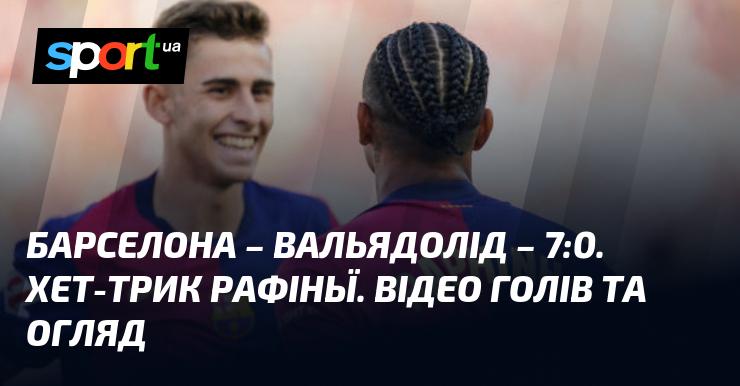 Барселона проти Вальядоліда ⋆ 7:0 ⋆ Відео та огляд матчу ≻ Іспанська Ліга ≺31.08.2024≻ Відео голів Футбол на СПОРТ.UA