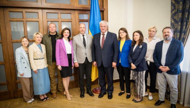 Голова Міністерства закордонних справ Сибіга зустрівся з представниками делегації Світового конгресу українців.