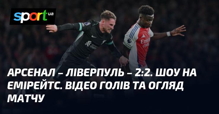 Арсенал проти Ліверпуля: огляд матчу та відео з голами (оновлення в реальному часі)